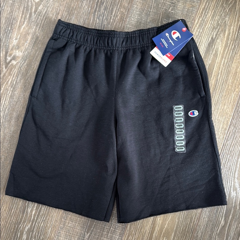 Champion Men's Black Knit Shorts